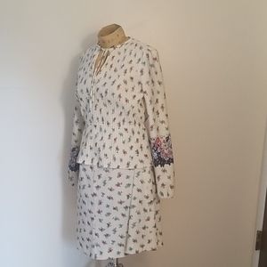 Two piece floral dress